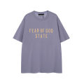 Fog State ESSENTIALS Niche Fashion Brand American Summer Cotton Loose Fear Of God Men's Couple Short Sleeve T-shirt Titleist style. 