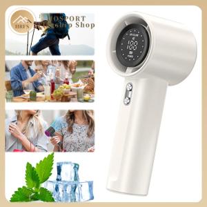 【HRFS】 พัดลมความเร็วสูง 100 สปีดพัดลมพัดลมเทอร์โบพัดลมระบายความร้อนแบบชาร์จไฟได้พัดลมไฟฟ้าขนาดเล็กพัดลมส่วนตัวสำหรับการเดินป่าแคมป์ปิ้ง