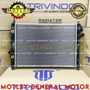 RADIATOR ASSY CHEVROLET AVEO MATIC MATIK MT TRANSMISI AUTOMATIC METIC METIK MT TRANSMISSION 1.5 1.500 1500CC 15 1500 1500CC 2009 2010 2011 ORIGINAL MERK TRIVINDO