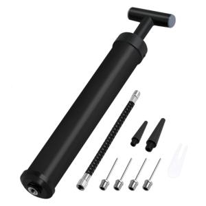 Xách tay ống bơm hơi Inflator bóng thể thao máy bơm với kim ống vòi phun bơm tay cho bóng rổ bóng đá bóng chuyền