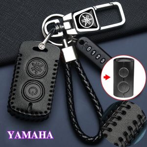 YAMAHA Genuine Leather Key Case Suitable For YAMAHA Nmax V2 V3/Aerox S V1 V2/NMAX V2 V2.1/XMAX/Sniper 155R/xmax 300 Key Cover Keychain