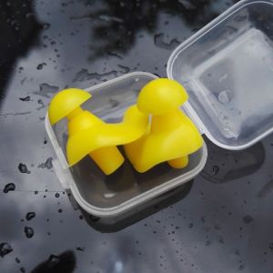 JPTD Classic Water Sport Professional Anti-Noise Swimming Equipment Shower Ear Plugs Swimming Accessories Soundproof Earplugs Sleep Ear Plugs Swim Ear Plugs Swimming Silicone Earplugs Anti Noise Earplugs