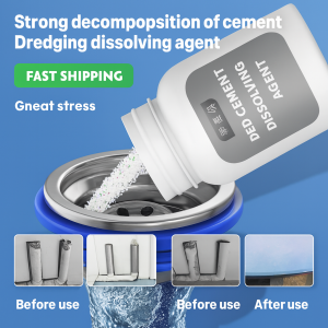 Dissolver Mild Formula Cleaning Pipe Unclogger Powerful Decomposition of Cement Non-clogging Solve
