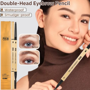 【Precise Outline】Double-Head Eyebrow Pencil Waterproof and Sweat Proof Natural Eyebrow Pencil Roots Wild Eyebrows