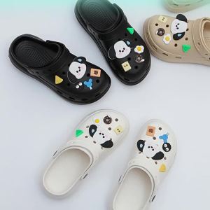 [Free Shipping] Womens Summer Casual Fashionable Platform Thick-Soled High-Heeled Beach Dual-Wear Non-Slip Closed-Toe Sandals