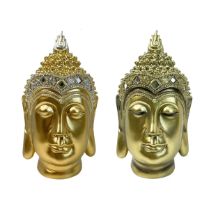 Buddhas Head Statue Buddhas Sculpture for Home Meditations Decors Buddhas Head Figurines Statue Table Centrepieces Gift
