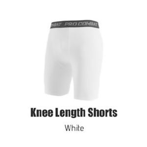 Mens Sports Basketball Leggings Compression Shorts Pants Running Training Fitness Pants With Knee Pads Basketball Supporter