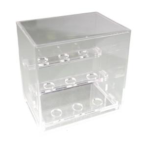Functional Clear Acrylic Collectors Box Sturdy Acrylic Display Unit Storage Holder Designed For Gems And Mineral Lovers