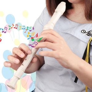 Kids 8 Hole Flute Recorder Instrument Soprano Recorder With Cleaning Rod Children Musical Instrument For Kids Toddler