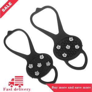 [COD] Mùa Đông Thể Thao Giày Bìa Cho Phụ Nữ Người Đàn Ông 2Pcs 5 8-Stud Chống Trượt Băng Móng Vuốt Tuyết Leo Spike Grips Crampon Cleats Khởi Động Bìa