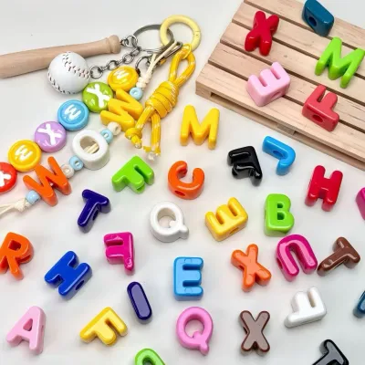 Assorted Mixed Chunky Letters 250g Per Bag Handcraft Alphabet Decorations