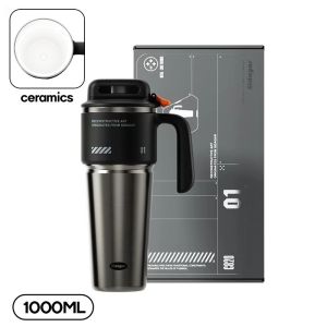 1000ml Large Capacity Insulated Cup Stainless Steel Outdoor Sports Water Cup New Style Straw Mug