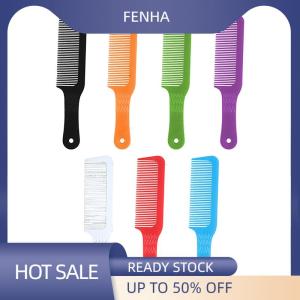 FENHA Professional Salon Barber Hair Clipper Accessories Flat Head Cut Comb Anti-static Hair Styling Wide Tooth Men Cut Hair Brush