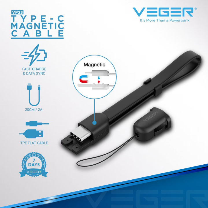Phone Charger Cable Magnetic Usb Cable Data Transfer VEGER VP23