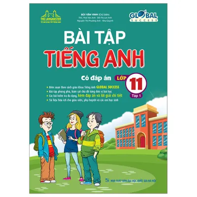 Sách Fahasa - Global Success - Bài Tập Tiếng Anh Lớp 11 - Tập 1 - Có Đáp Án