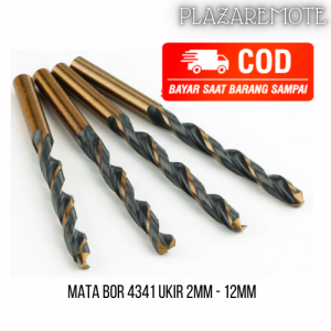 Mata Bor Baja Kecepatan Tinggi Twist 2MM - 7 MM 4341 untuk Baja Tahan Karat Besi Aluminium Kayu Dll 4341 Mata Bor Twist Jute Hitam