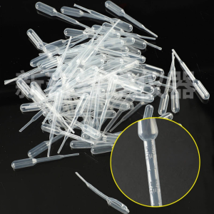 100Pcs 1/3ml Disposable Plastic Dropper Transfer Pipette Dropper Cosmetic Transfer Pipette Multifunctional for Lab