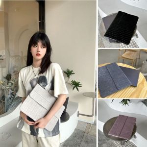 MINIFELE 262 13 13.3 14.1 15.6 Inch Laptop Sleeve Carring Case Bracket Function Leather Pattern Design Tablet Notebook Pouch  Laptop Bag for Lenovo Dell LG16 Office Use