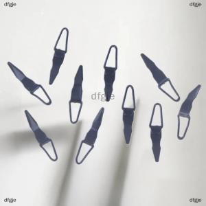 [COD] dfgje 10pcs DIY Lure Accessory Black Silver Stainless Steel Hook Keeper For Lure Fly Collapsible Rod Building Component Repair