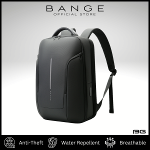 Bange 8013 Laptop Backpack - NEW ARRIVAL Anti-Theft Design 30x17x45cm (1.07kg) | Water Repellent Premium Fabric USB Type-C Charging Port Trolley Strap Soft Handle Multi-Compartment Fits 15.6" Laptop & 11" Tablet Quality Zipper 25L Capacity 2 S