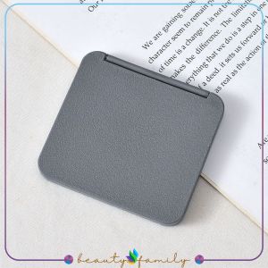 BF-C1138 Kaca Lipat 2 Sisi Persegi Polos Cermin Saku Kecil / Kaca Mini Travel Size / Kaca Make Up