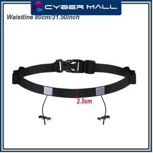 Outdoor Nylon Buckle Waistband Belt Race Belt Running Hydration Belt With Marathon