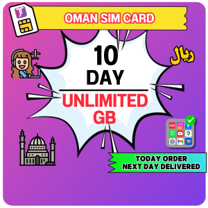 J Travel【 Oman SIM Card 】【🔥CHEAPEST UNLIMITED 】Oman Travel SIM Card 阿曼SIM卡 阿曼旅游上网卡 Oman Simkad