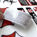 A4 Size Motorcycle Side Strip Bike Helmet Sticker Umbrella Corporation Resident Evil HRC OHLINS Decal Motorcycle Accessories. 