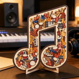 [COD]  New musical note instrument puzzle decoration   Interesting educational puzzle toys home decoration