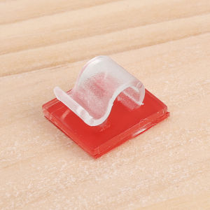 30PCS Cable Clamps Mini Desktop Cable Cords Management Wire Hook Clip Adhesive Cord Wire Holder Office Sticky Cable Protector Organizer