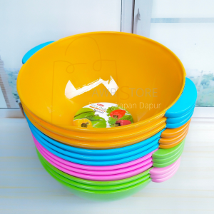 TERMURAH 12PCS MANGKUK CANTIK MULTI WARNA 17CM X 9CM / FOODGRADE DAN SNI / BISA COD