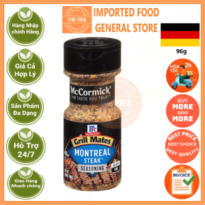 Gia vị Grill Mates Bít tết Montreal McCormick 96g