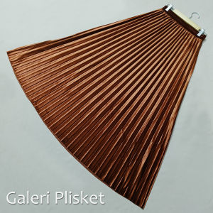 Rok Bludru Plisket Lebar Panjang/Rok Plisket Mewah Velvet Premium