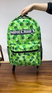 LZD Spot New Minecraft Schoolbag for Primary and Secondary School Students Children Backpack Backpack