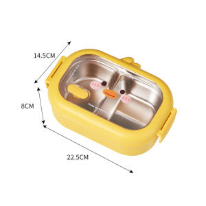 Thermal Box Portable Bento Box Compartmentalized Good Heat Preservation Performance Corrosion Resistance
