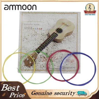 Black Ukulele Strings Nylon Material 4pcs/set black
