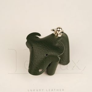 Móc Khóa Trang Trí Da Thật Hình Con Trâu LEALUX BUFFALO KEYCHAIN