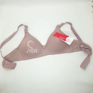 ISWA - 1PCS Bra Wanita Dewasa Bh Jolly Cup Kecil A5 Busa Tipis Tanpa Kawat Kait Belakang Kancing 2