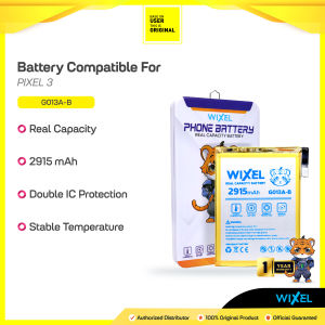 WIXEL Baterai G013A-B for Google Pixel 3 Real Capacity Batre Batrai Battery Batrei Double Power Ori Original High Dual