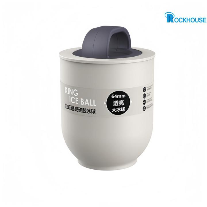 Berlinzo Premium Clear Ice Ball Maker Mold - Grote 6,9 cm kristalheldere ijsballen voor whisky, cocktails en bourbon - gemakkelijk te verwijderen ijsbolvorm - (Ice Storage Bag niet inbegrepen