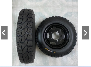 Đôi Bánh xe 500-12 Hàng đẹp lazang 5 lỗ bao gồm 2 lốp2 săm2 lazang 5 lỗ.lốp 8pr.lazang tim lỗ đo vuông 8cmchéo 135cm