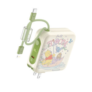 Disney พาวเวอร์แบงค์ Powerbank Pooh มอก15000mAh FastCharging PD20W QC3.0 ของแท้ ประกัน2ปี