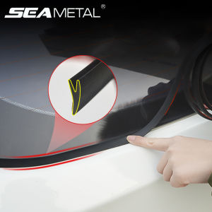 2m/3m Car Rubber Seals on Auto Rubber Sealing Sticker Rear Window Waterproof Seal Strips Noise Insluation Weatherstrip Accessories
