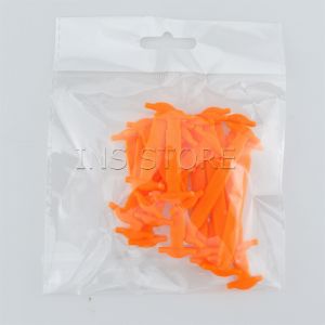 INS เชือกรองเท้าแบบซิลิโคน ไม่ต้องผูก 16 แท่ง / แพ็ค Lazy shoelaces