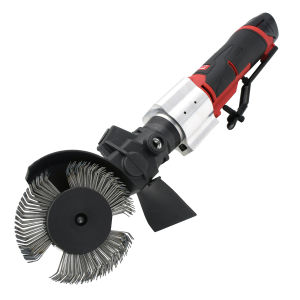 Zenarmor Pneumatic Marine Tools Subsea Air Bristle Blaster For Ship pipeline rotary bristle tool emoves corrosion Generates an anchor profile Adjustable speed Polishing Tool 船用打砂机管道粗糙度打毛机