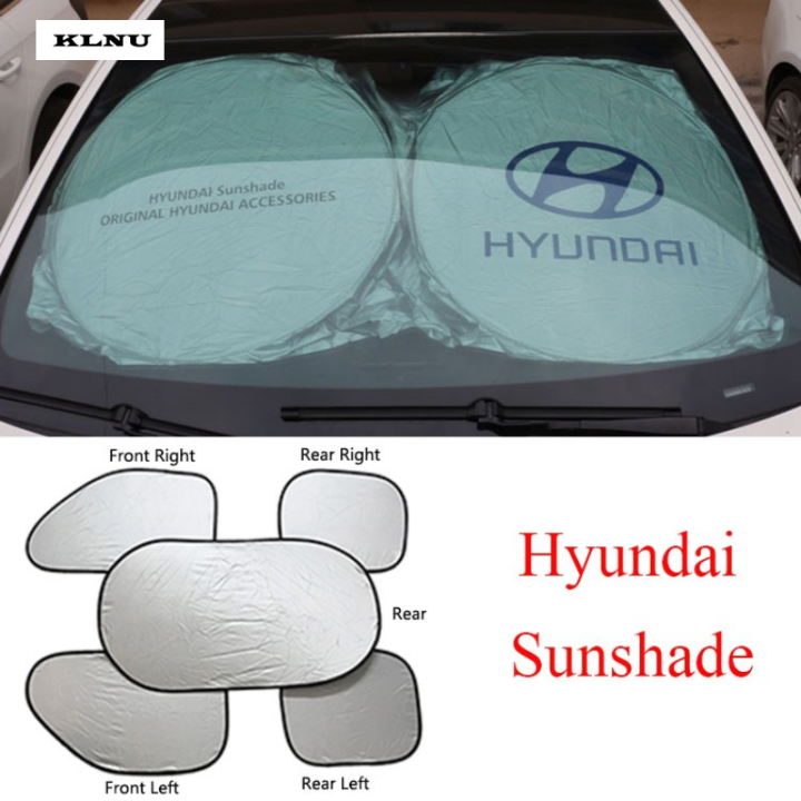KLNU Foldable Windshield Sunshade Sun shield for Hyundai Tucson Accent