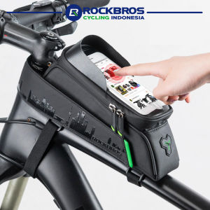 ROCKBROS 029-1 Tas Sepeda Frame Tahan Air Bike Front Tube Bag 6 Inch Waterproof