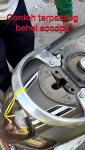 Begel Honda Scoopy Old dan New Behel Scoopy Old dan New Planger Belakang Honda Scoopy 2017-2020
