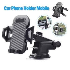 ที่ยึดโทรศัพท์มือถือในรถยนต์ ที่วางโทรศัพท์ในรถ หมุนได้ 360องศา ปรับได้3ระดับ ติดได้ทั้งหน้าคอนโซลและกระจกรถ รุ่น：ZJ4