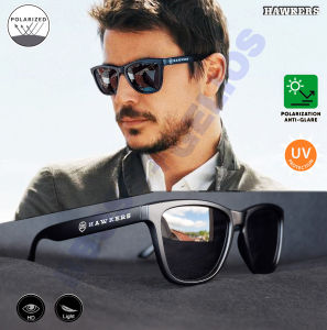 KACAMATA HITAM POLARIZED PRIA HAWKERS SUNGLASSES BLACK ORIGINAL WANITA FULLBLACK MATTE OUTDOOR MANCING PANTAI UV PROTECTION KACA MATA